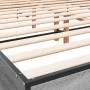 Sonoma gray metal engineered wood bed frame 120x190 cm by vidaXL, Beds and slatted bases - Ref: Foro24-3280025, Price: 144,29...
