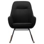 Schaukelstuhl aus schwarzem Stoff von vidaXL, Schaukelstühle - Ref: Foro24-289543, Preis: 113,74 €, Rabatt: %