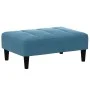 Blue velvet footstool 77x55x31 cm by vidaXL, Ottomans - Ref: Foro24-4007365, Price: 66,80 €, Discount: %