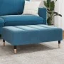 Blue velvet footstool 77x55x31 cm by vidaXL, Ottomans - Ref: Foro24-4007392, Price: 73,92 €, Discount: %