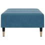 Blauer Samt-Fußhocker 77x55x31 cm von vidaXL, Osmanen - Ref: Foro24-4007392, Preis: 74,98 €, Rabatt: %