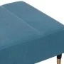 Blauer Samt-Fußhocker 77x55x31 cm von vidaXL, Osmanen - Ref: Foro24-4007392, Preis: 73,92 €, Rabatt: %