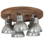 Vintage silberne Deckenleuchte 25 W E27 50x50x25 cm von vidaXL, Lampen - Ref: Foro24-371829, Preis: 136,85 €, Rabatt: %