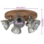 Vintage silberne Deckenleuchte 25 W E27 50x50x25 cm von vidaXL, Lampen - Ref: Foro24-371829, Preis: 136,85 €, Rabatt: %