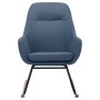 Blauer Schaukelstuhl aus Stoff von vidaXL, Schaukelstühle - Ref: Foro24-289541, Preis: 121,25 €, Rabatt: %