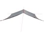 Graue und orangefarbene wasserdichte Campingplane 500 x 294 cm von vidaXL, Zelte - Ref: Foro24-94669, Preis: 41,67 €, Rabatt: %