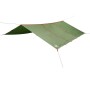 Lona de camping impermeable verde 420x440 cm de vidaXL, Tiendas de campaña - Ref: Foro24-94676, Precio: 60,20 €, Descuento: %