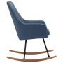Blauer Schaukelstuhl aus Stoff von vidaXL, Schaukelstühle - Ref: Foro24-289541, Preis: 121,25 €, Rabatt: %