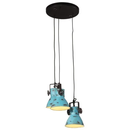 Worn blue ceiling lamp 25 W E27 30x30x100 cm by vidaXL, Lamps - Ref: Foro24-371860, Price: 70,24 €, Discount: %