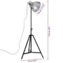 Vintage silberne Stehlampe 25 W E27 61x61x90/150 cm von vidaXL, Lampen - Ref: Foro24-371862, Preis: 77,88 €, Rabatt: %