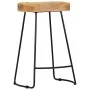 Taburetes de cocina gavin 2 unidades madera maciza de mango by vidaXL, Kitchen stools - Ref: Foro24-247837, Price: 120,00 €, ...