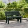 Green polypropylene garden bench 110x52x71 cm by vidaXL, garden benches - Ref: Foro24-4009381, Price: 116,81 €, Discount: %
