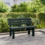 Grüne Gartenbank aus Polypropylen, 110 x 52 x 71 cm von vidaXL, Gartenbänke - Ref: Foro24-4009381, Preis: 136,73 €, Rabatt: %