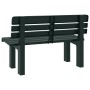 Grüne Gartenbank aus Polypropylen, 110 x 52 x 71 cm von vidaXL, Gartenbänke - Ref: Foro24-4009381, Preis: 136,73 €, Rabatt: %