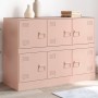 Pink steel sideboard 99x39x73 cm by vidaXL, Sideboards - Ref: Foro24-841794, Price: 169,04 €, Discount: %