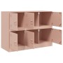 Pink steel sideboard 99x39x73 cm by vidaXL, Sideboards - Ref: Foro24-841794, Price: 169,04 €, Discount: %