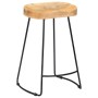 Küchenhocker Gavin, 2 Stück, Massivholz aus Mangoholz von vidaXL, Küchenhocker - Ref: Foro24-247837, Preis: 127,05 €, Rabatt: %