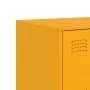 Aparador de acero amarillo mostaza 99x39x73 cm de vidaXL, Aparadores - Ref: Foro24-841796, Precio: 157,52 €, Descuento: %