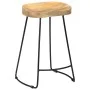 Taburetes de cocina gavin 2 unidades madera maciza de mango by vidaXL, Kitchen stools - Ref: Foro24-247837, Price: 120,00 €, ...