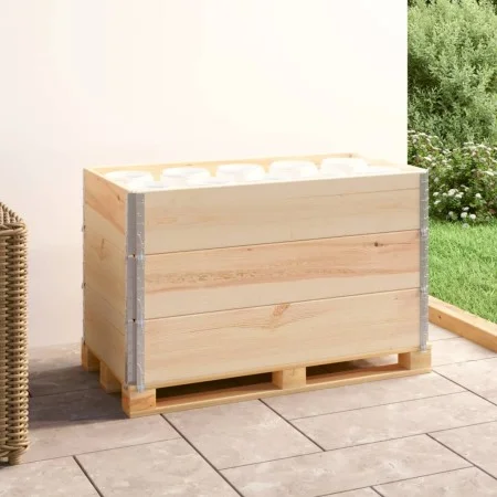 Pallet box collar 3 pcs solid pine wood 50x100 cm by vidaXL, Loading platforms and pallets - Ref: Foro24-310053, Price: 120,0...