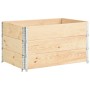 Pallet box collar 3 pcs solid pine wood 50x100 cm by vidaXL, Loading platforms and pallets - Ref: Foro24-310053, Price: 122,9...