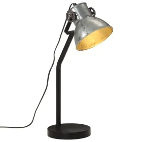 Vintage silberne Schreibtischlampe 25 W E27 17x17x60 cm von vidaXL, Lampen - Ref: Foro24-371883, Preis: 64,89 €, Rabatt: %