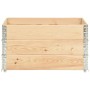 Pallet box collar 3 pcs solid pine wood 50x100 cm by vidaXL, Loading platforms and pallets - Ref: Foro24-310053, Price: 122,9...