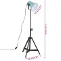 Worn blue floor lamp 25 W E27 35x35x65/95 cm by vidaXL, Lamps - Ref: Foro24-371874, Price: 65,18 €, Discount: %