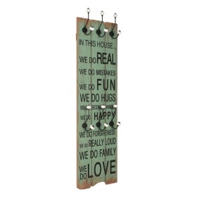 HAPPY LOVE Wandgarderobe mit 6 Haken 120x40 cm von vidaXL, Hut- und Garderobenständer - Ref: Foro24-245855, Preis: 50,67 €, R...