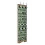 Wall coat rack HAPPY LOVE with 6 hooks 120x40 cm by vidaXL, Hat and coat racks - Ref: Foro24-245855, Price: 50,67 €, Discount: %