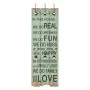 HAPPY LOVE Wandgarderobe mit 6 Haken 120x40 cm von vidaXL, Hut- und Garderobenständer - Ref: Foro24-245855, Preis: 49,94 €, R...