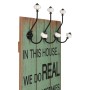 Wall coat rack HAPPY LOVE with 6 hooks 120x40 cm by vidaXL, Hat and coat racks - Ref: Foro24-245855, Price: 50,67 €, Discount: %