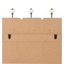 Wall coat rack HAPPY LOVE with 6 hooks 120x40 cm by vidaXL, Hat and coat racks - Ref: Foro24-245855, Price: 50,67 €, Discount: %