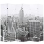 Faltbarer Raumteiler 228x170 cm New York schwarz-weiß von vidaXL, Raumteiler - Ref: Foro24-245860, Preis: 120,15 €, Rabatt: %