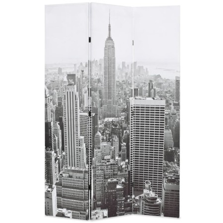 Folding room divider 120x170 cm New York in black and white by vidaXL, Room dividers - Ref: Foro24-245857, Price: 90,79 €, Di...