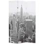 Folding room divider 120x170 cm New York in black and white by vidaXL, Room dividers - Ref: Foro24-245857, Price: 90,79 €, Di...