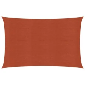 Rectangular HDPE terracotta sail awning 160 g/m² 3.5x5 m by vidaXL, Umbrellas - Ref: Foro24-311352, Price: 41,55 €, Discount: %