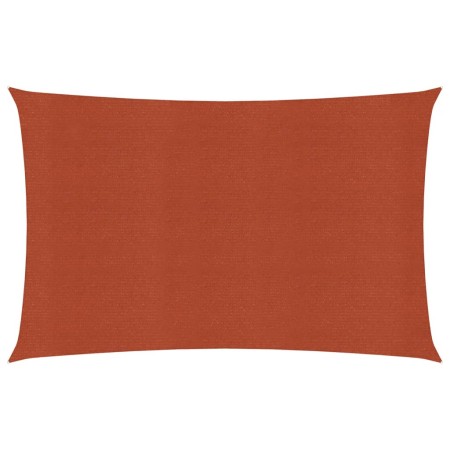 Rectangular HDPE terracotta sail awning 160 g/m² 3.5x5 m by vidaXL, Umbrellas - Ref: Foro24-311352, Price: 42,35 €, Discount: %