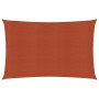 Rectangular HDPE terracotta sail awning 160 g/m² 3.5x5 m by vidaXL, Umbrellas - Ref: Foro24-311352, Price: 42,35 €, Discount: %