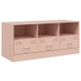 Fernsehmöbel aus rosa Stahl 99x39x44 cm von vidaXL, TV-Möbel - Ref: Foro24-841734, Preis: 99,17 €, Rabatt: %