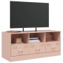 Fernsehmöbel aus rosa Stahl 99x39x44 cm von vidaXL, TV-Möbel - Ref: Foro24-841734, Preis: 99,17 €, Rabatt: %