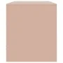 Mueble para TV de acero rosa 99x39x44 cm de vidaXL, Muebles TV - Ref: Foro24-841734, Precio: 98,23 €, Descuento: %