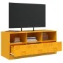 Mueble para TV de acero amarillo mostaza 99x39x44 cm by vidaXL, TV Furniture - Ref: Foro24-841736, Price: 98,12 €, Discount: %