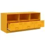 Mueble para TV de acero amarillo mostaza 99x39x44 cm by vidaXL, TV Furniture - Ref: Foro24-841736, Price: 98,12 €, Discount: %