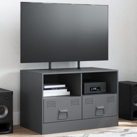 TV-Möbel aus anthrazitgrauem Stahl 67x39x44 cm von vidaXL, TV-Möbel - Ref: Foro24-841743, Preis: 73,07 €, Rabatt: %