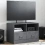 TV-Möbel aus anthrazitgrauem Stahl 67x39x44 cm von vidaXL, TV-Möbel - Ref: Foro24-841743, Preis: 72,36 €, Rabatt: %