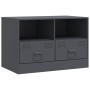TV-Möbel aus anthrazitgrauem Stahl 67x39x44 cm von vidaXL, TV-Möbel - Ref: Foro24-841743, Preis: 73,07 €, Rabatt: %