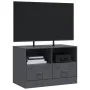Mueble para TV de acero gris antracita 67x39x44 cm by vidaXL, TV Furniture - Ref: Foro24-841743, Price: 72,36 €, Discount: %