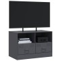 TV-Möbel aus anthrazitgrauem Stahl 67x39x44 cm von vidaXL, TV-Möbel - Ref: Foro24-841743, Preis: 73,07 €, Rabatt: %