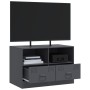 TV-Möbel aus anthrazitgrauem Stahl 67x39x44 cm von vidaXL, TV-Möbel - Ref: Foro24-841743, Preis: 73,07 €, Rabatt: %